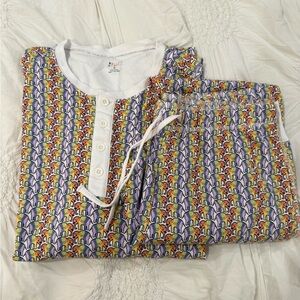 Men’s size S roller rabbit pajamas set. Pre loved